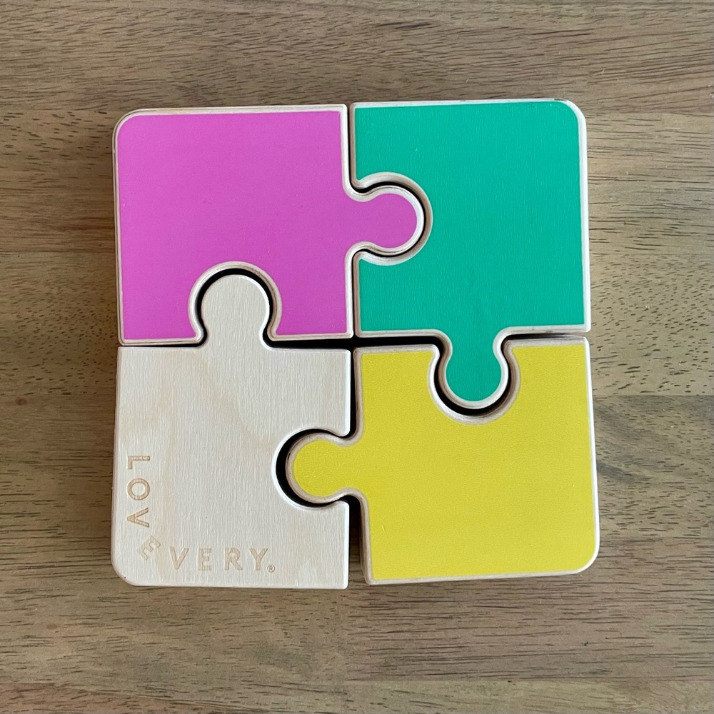 Lovevery Chunky Wooden Jigsaw Puzzle